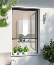 Insektenschutz Klemm-Rollo WINDHAGER für Fenster Massanfertigungen