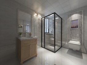 Eckdusche OPK Corner In-Flying Door Komplettset