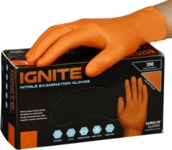 Einweghandschuhe IGNITE Max Grip Texture Nitril