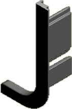 Endkappe Ida überdeckend, L-Form