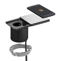 Einbausteckdose Evoline Square 80