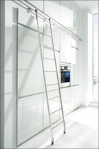 Schiebeleiter Edelstahl auf Mass