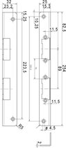 Winkelschliessblech EFF-EFF 56B35