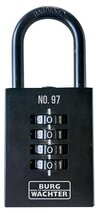 Zahlenkombinations-Vorhängeschlösser BURG-WÄCHTER Numero 97