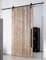 Komplett-Set Stahlschiebetürbeschläge für Holztüren