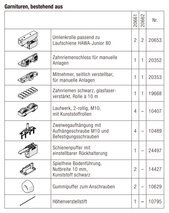 HAWA-Symmetric 80/Z Teilgarnitur zu Junior 80/Z