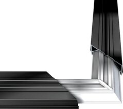 Eckverbinder für Unterkonstruktions-Schiene TWIXT-Isostep-CLIP KARLE UND RUBNER