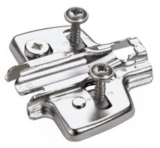 Kreuzmontageplatten HETTICH Sensys/Intermat Direkt 8099, Eck- und Mittelwandmontage