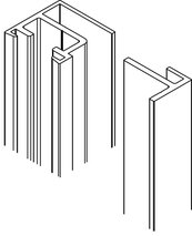 Wandprofilset Vorwandmontage HAWA
