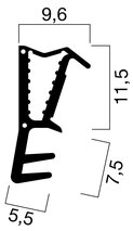 Haustür-Dichtungsprofile GOLL SF 1016