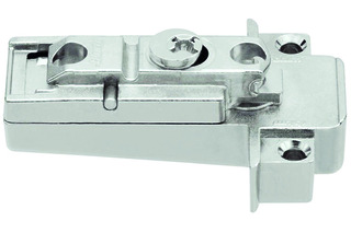 Alu CLIP-Adapterplatte BLUM für Zwischenscharnier AVENTOS HF / SERVO-DRIVE