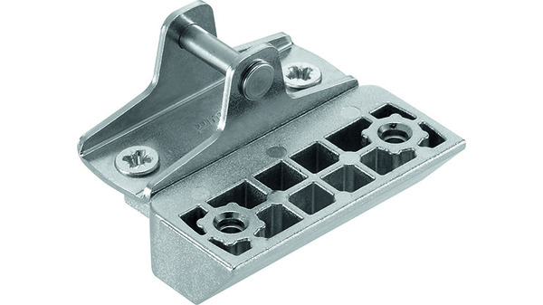 Alu Frontbefestigung BLUM für Klappenstützen AVENTOS HK-XS / TIP-ON