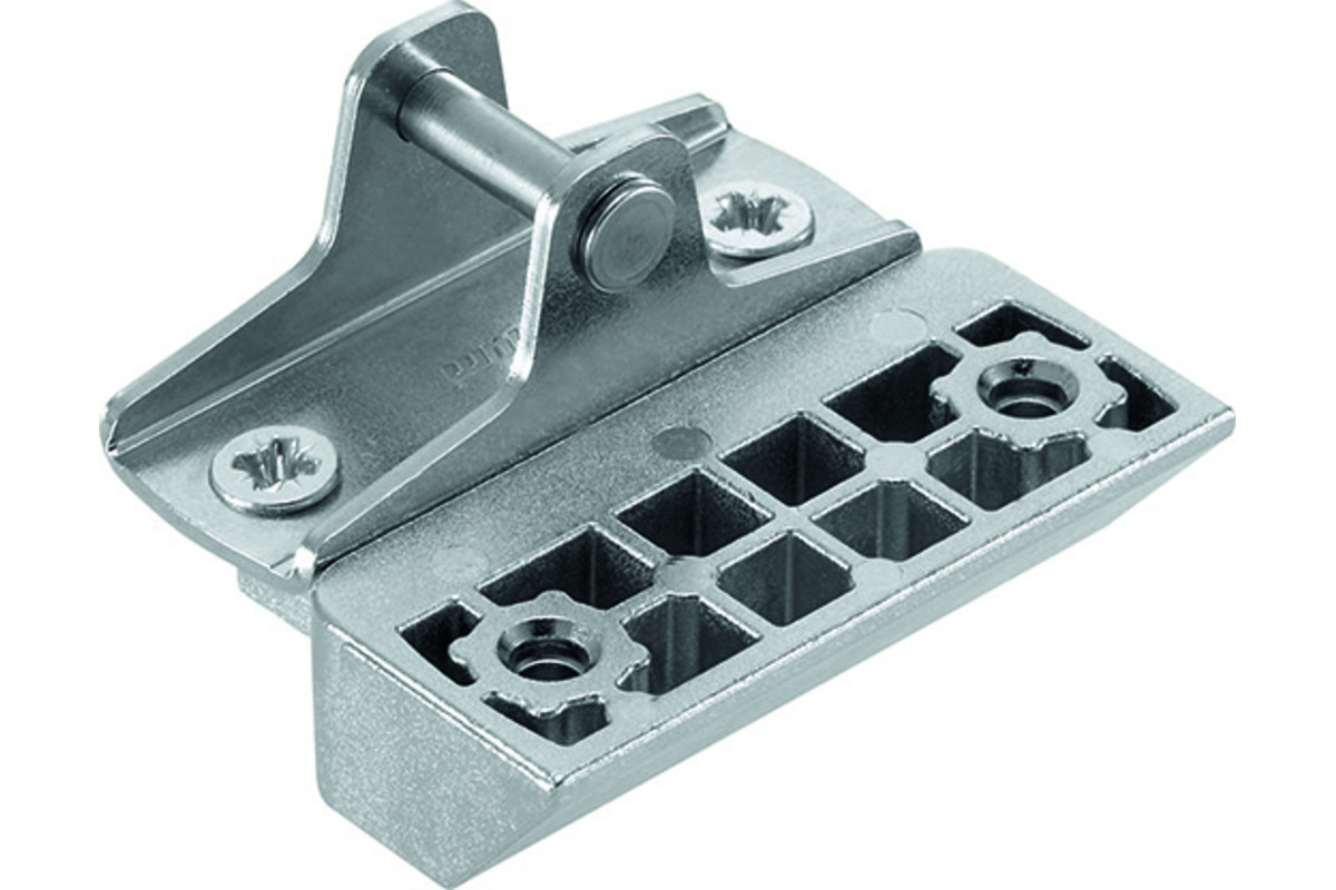 Alu Frontbefestigung BLUM für Klappenstützen AVENTOS HK-XS / TIP-ON