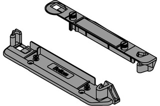 Trägerprofil-Aufnahme BLUM SERVO-DRIVE liegend