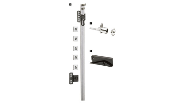 Auszugsspere schwarz